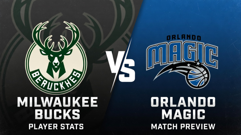 Milwaukee Bucks vs Orlando Magic Match Player Stats