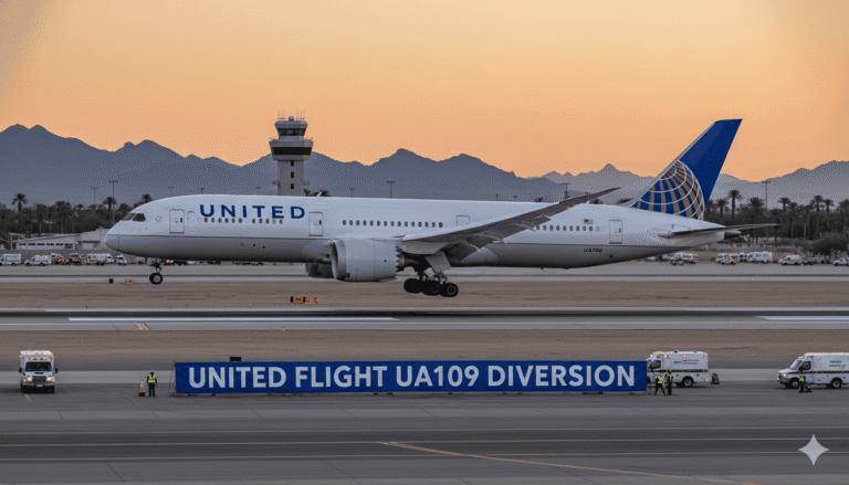 United Flight UA109 Diversion