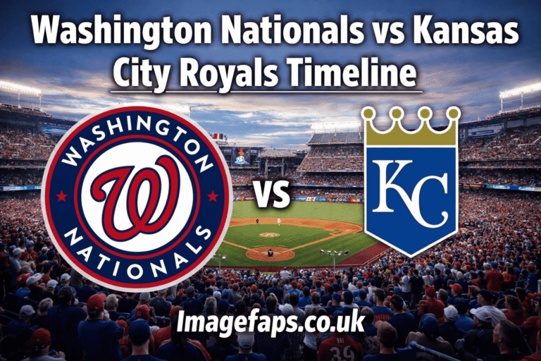 Washington Nationals vs Kansas City Royals Timeline