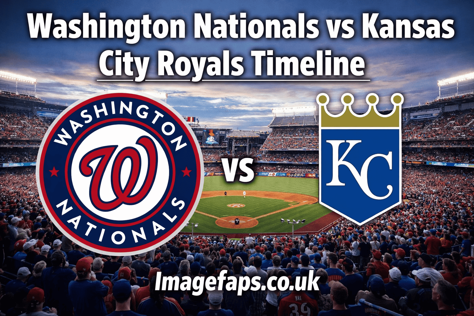 Washington Nationals vs Kansas City Royals Timeline