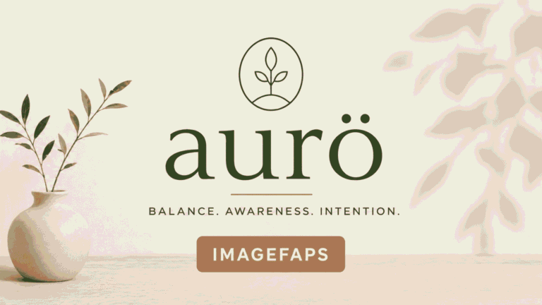Aurö concept image showing balance, mindfulness, and intentional living in a calm modern design