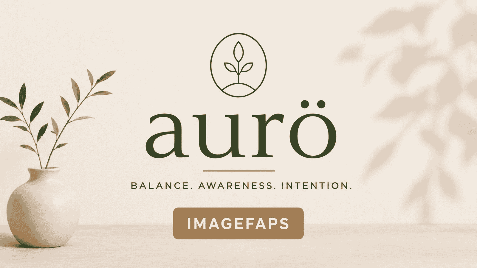 Aurö concept image showing balance, mindfulness, and intentional living in a calm modern design