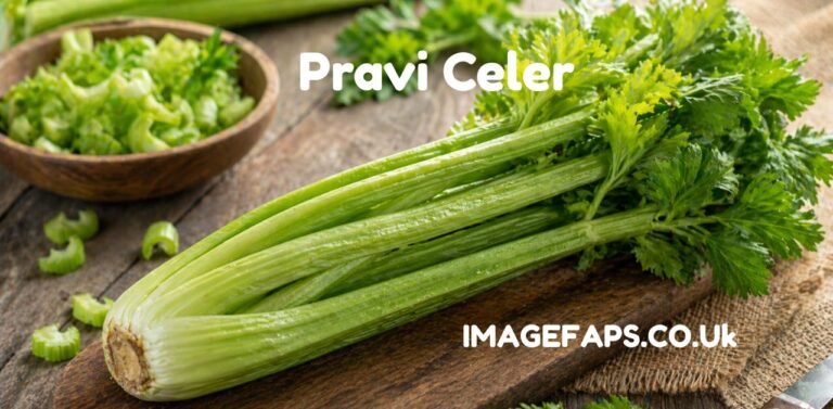 Pravi Celer fresh celery stalks showing healthy green vegetable benefits