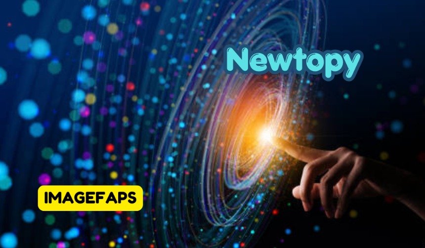 Newtopy digital branding concept with social media culture, online creativity, viral content trends, influencer marketing, and modern internet entertainment