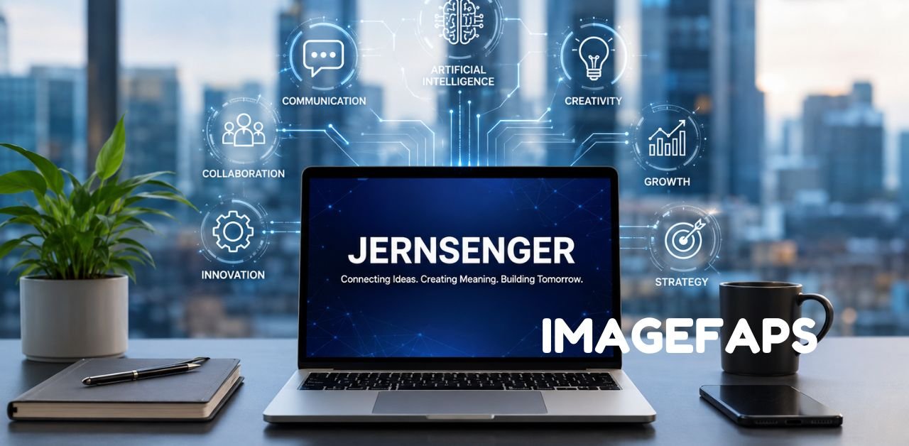 Jernsenger modern digital concept with creative connection and futuristic communication design