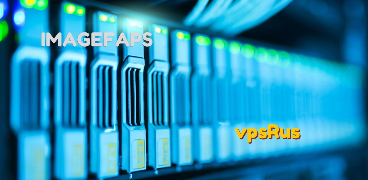 vpsRus futuristic virtual hosting platform with secure cloud infrastructure, scalable server systems, and advanced digital technology interface in realistic style