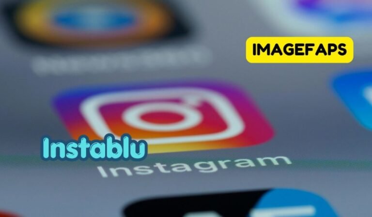 Instablu digital branding concept with modern social media communication, audience engagement, futuristic online identity, and connected digital communities