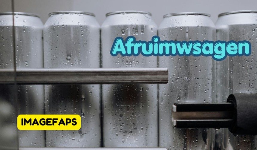 Afruimwsagen industrial transport wagon system in modern warehouse with heavy-duty material handling, logistics operations, and smart workflow management