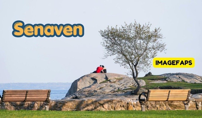 Senaven wellness concept with herbal ingredients, healthy lifestyle elements, digital health technology, and modern wellness branding