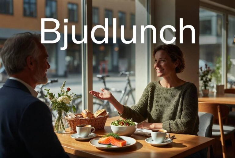 Bjudlunch Swedish lunch hospitality tradition