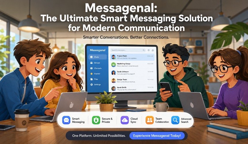 Image Alt Text: What is Messagenal smart messaging platform interface showing organized conversations and AI-powered communication features