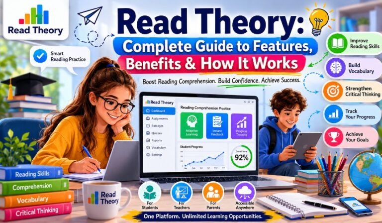 Read Theory educational platform helping students improve reading comprehension through adaptive learning and interactive exercises