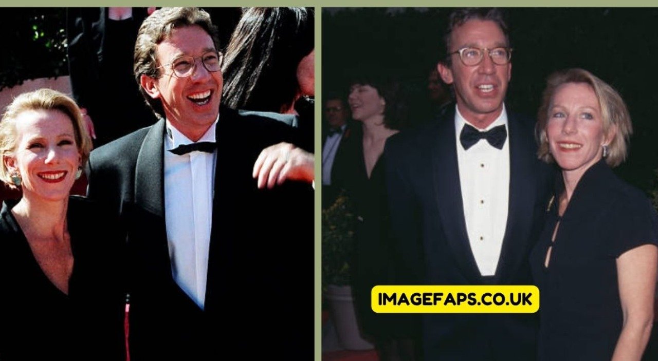 The Real Story of Laura Deibel, Tim Allen's First Wife standing with Tim Allen during their early married years.